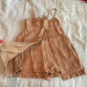 Free People Tan Jumpsuit